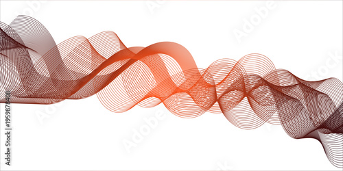 A fresh pink and red ribbon curls elegantly over a white background near a gourmet snack of sliced raw pork prosciutto and delicious beef ham isolated for a healthy meal.