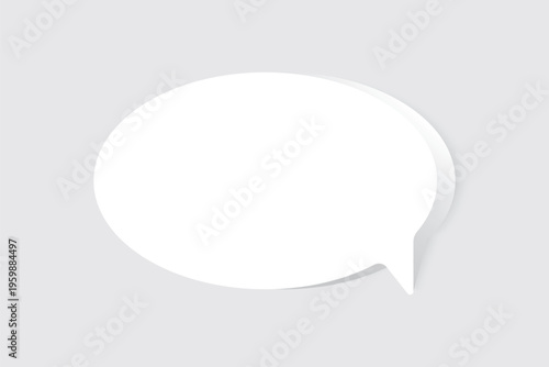 Speech bubble blank frame, text quote box, message