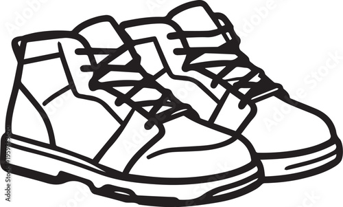 A pair of stylish, monochrome sneakers, perfect for sport or daily use, embodying comfort and modern design.