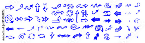 Hand Drawn Arrow Doodle Set Collection Vector, Arrow Icons, Scribble Arrows Clipart, Sketch Arrows, Direction Symbols, Hand Drawn Arrows, Decorative Arrow Elements, Isolated Vector Illustration Pack