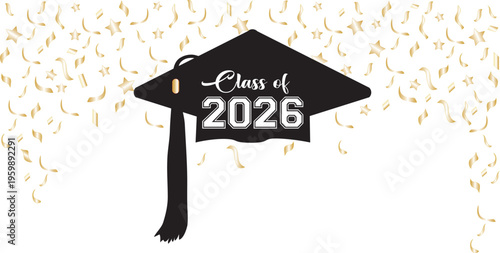 Graduation Cap Border