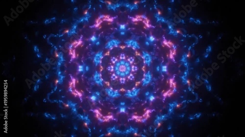 Vibrant colorful mandala design patterns.