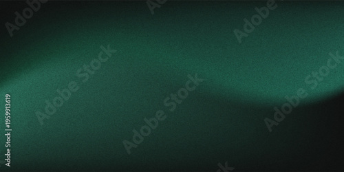 Abstract background Soft green light on dark background