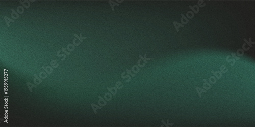 Abstract background Soft green light on dark background