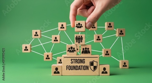 Building a strong foundation through interconnected teamwork and collaboration