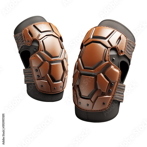 brown tactical knee pads png