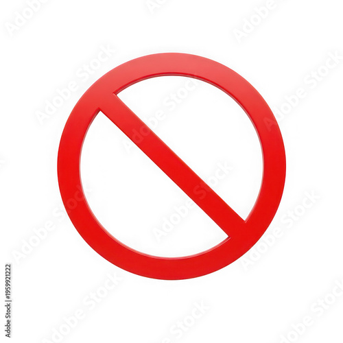 Free Download Red prohibition symbol indicating an action that is not allowed or forbidden - GFXLoad