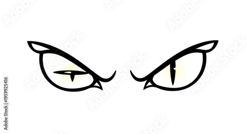 Angry Eyes with Makeup Look.