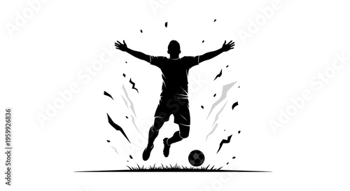 A cartoonish character dressed in a skeleton costume with blue eyes and headphones, standing against a simple gradient background.