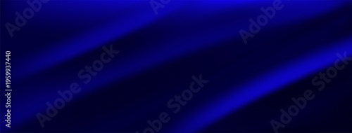 Blue gradient background with dark abstract design. Cobalt bg backdrop and navy wave for luxury futuristic thumbnail. Premium fluid marine screen for letterhead layout. Corporate azure vector