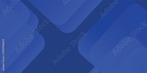 Modern blue background with glowing geometric lines. Modern blue gradient square shape design. Futuristic technology abstract simple modern design