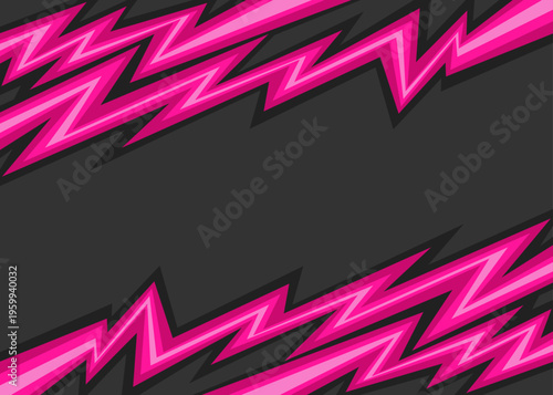 Abstract background with reflective gradient lightning pattern and with some copy space area
