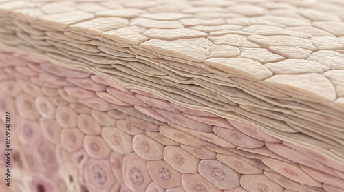 human skin layers structure skincare and dermatology concept
