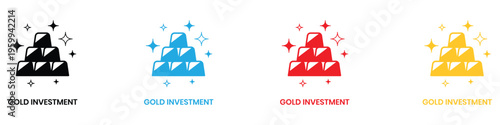 gold investment concept with 3d icons and financial growth symbols on light background