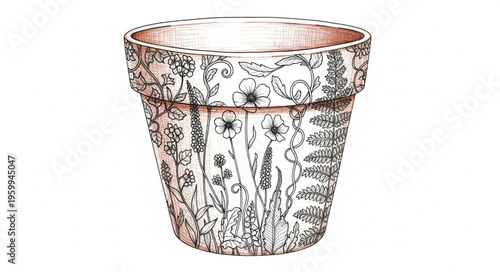 Decorative Flower Pot Container.