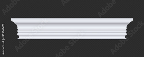 Classic Decorative Wall and Ceiling Molding Set – Elegant Crown Molding, Baseboard, and Architectural Trim Vector Collection