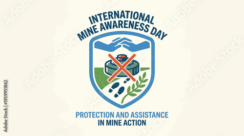 International Mine Awareness Day Emblem