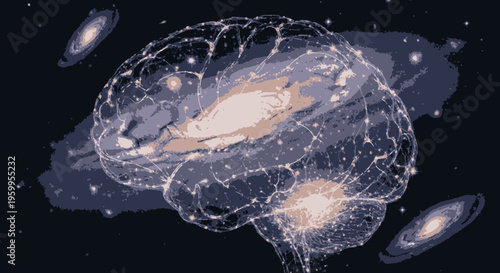 Cosmic Brain Network: Neural Connections and the Universe
