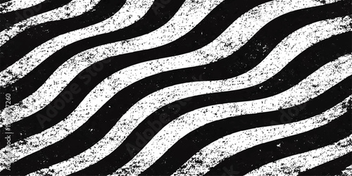 A seamless wildlife design featuring the natural detail of black and white zebra skin texture with a striped animal fur pattern for safari art wallpaper