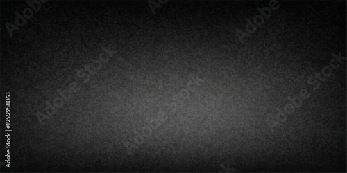 A dark vintage grunge texture featuring a rough black and white paper pattern on an old cloth surface provides a blank charcoal backdrop for a textured wall design