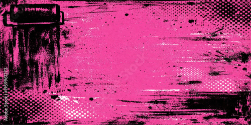 Abstract blue liquid splash with watercolor ink bubbles and a clean grunge texture pattern on a transparent paper backdrop