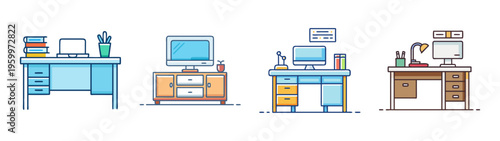 Office desk setup ideas creative workstation design inspiration office furniture and accessories