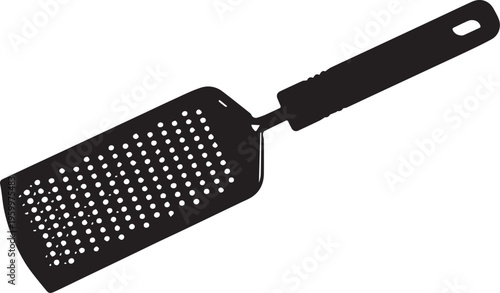 Fire Tongs Silhouette Vector, Fireplace Tongs Tool Icon Isolated Black Shape