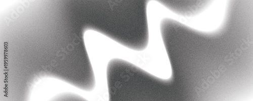 Wavy grain gradient texture. Black stippled flowing line background. Grunge noise dot work wallpaper for banner, poster, brochure. Undulate sandy backdrop with speckles, particles, granules. Vector