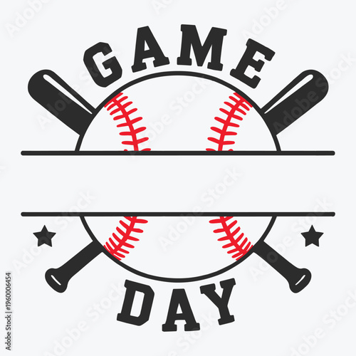 Game Day Baseball SVG, Baseball Shirt Svg, Baseball Season Svg, Baseball Mom Svg, Home Run Svg, Cut File For Cricut