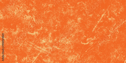 Warm orange scratched surface background. Bold orange distressed paint texture. Sunny orange abstract distressed. Dynamic orange rough grunge surface. 