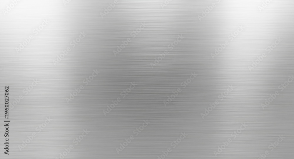 Obraz premium Reflective cool silver metallic background with smooth texture finish