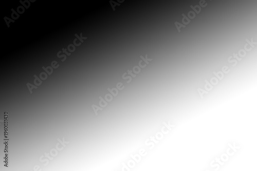 Black to White Gradient Background Smooth Monochrome Minimal Texture.
