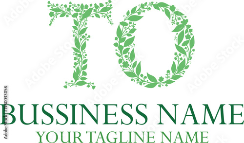 TO T to initial logo | initial based abstract modern minimal creative logo, vector template image. luxury logotype logo, real estate homie logo. typography logo. initials logo