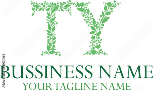 TY T ty initial logo | initial based abstract modern minimal creative logo, vector template image. luxury logotype logo, real estate homie logo. typography logo. initials logo