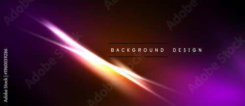 Abstract gradient background. Diagonal light streaks intersect, creating dynamic visual effect. Dark shades dominate composition.