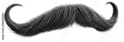 The Distinctive Mustache: A classic mustache, a symbol of vintage style, grace, and masculinity. With its sweeping curves and defined texture, the mustache adds a touch of sophistication and charm.