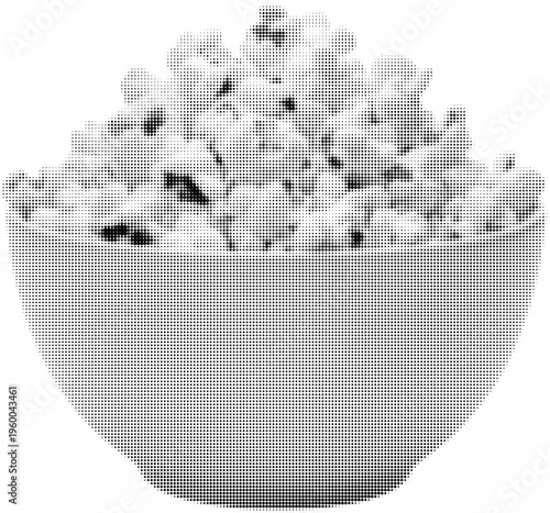 Popcorn in Ceramic Bowl: A fresh bowl of fluffy popcorn, ready for movie night, offers a delightful contrast in texture and taste, perfect for a cozy gathering or a solo treat.