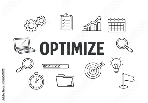 Professional workflow review and performance optimization lifestyle focused on evaluating completed tasks, refining processes and maintaining continuous improvement in structured