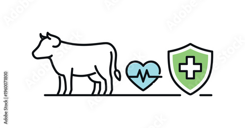 Agricultural management responsibility and monitoring farm animal wellbeing to ensure sustainable food production and ethical farming standards in modern rural operations, a simple