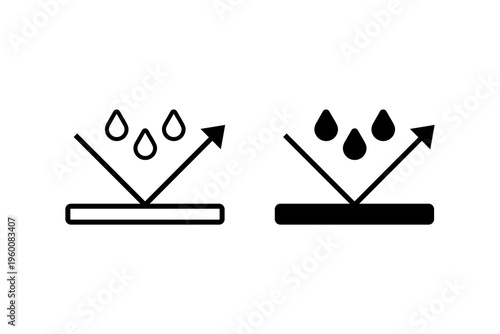Sprout Growth Icon Set Plant Watering and Progress Symbol