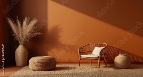 Nomadic interior scene focu...