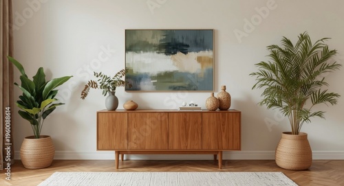 Contemporary beige living s...