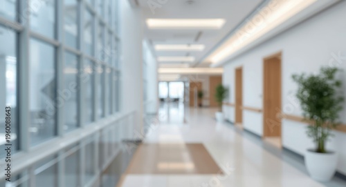 Modern medical office atriu...
