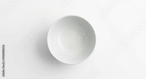 Flat lay of an undecorated ...