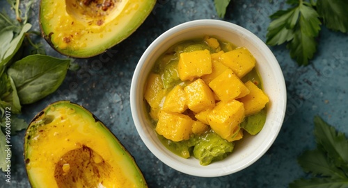 Healthy Avocado Mango Fusio...