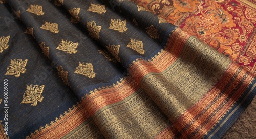 Beautiful ethnic silk saree...