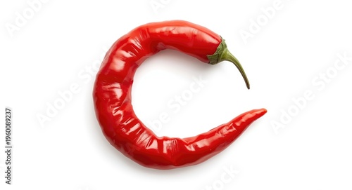 Red chili curled tightly to...
