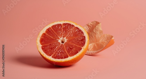 Partial peel reveals inside...