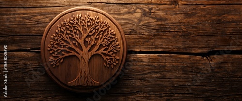 Fine detailed tree carving ...