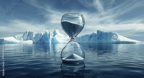 Hourglass with deterioratin...